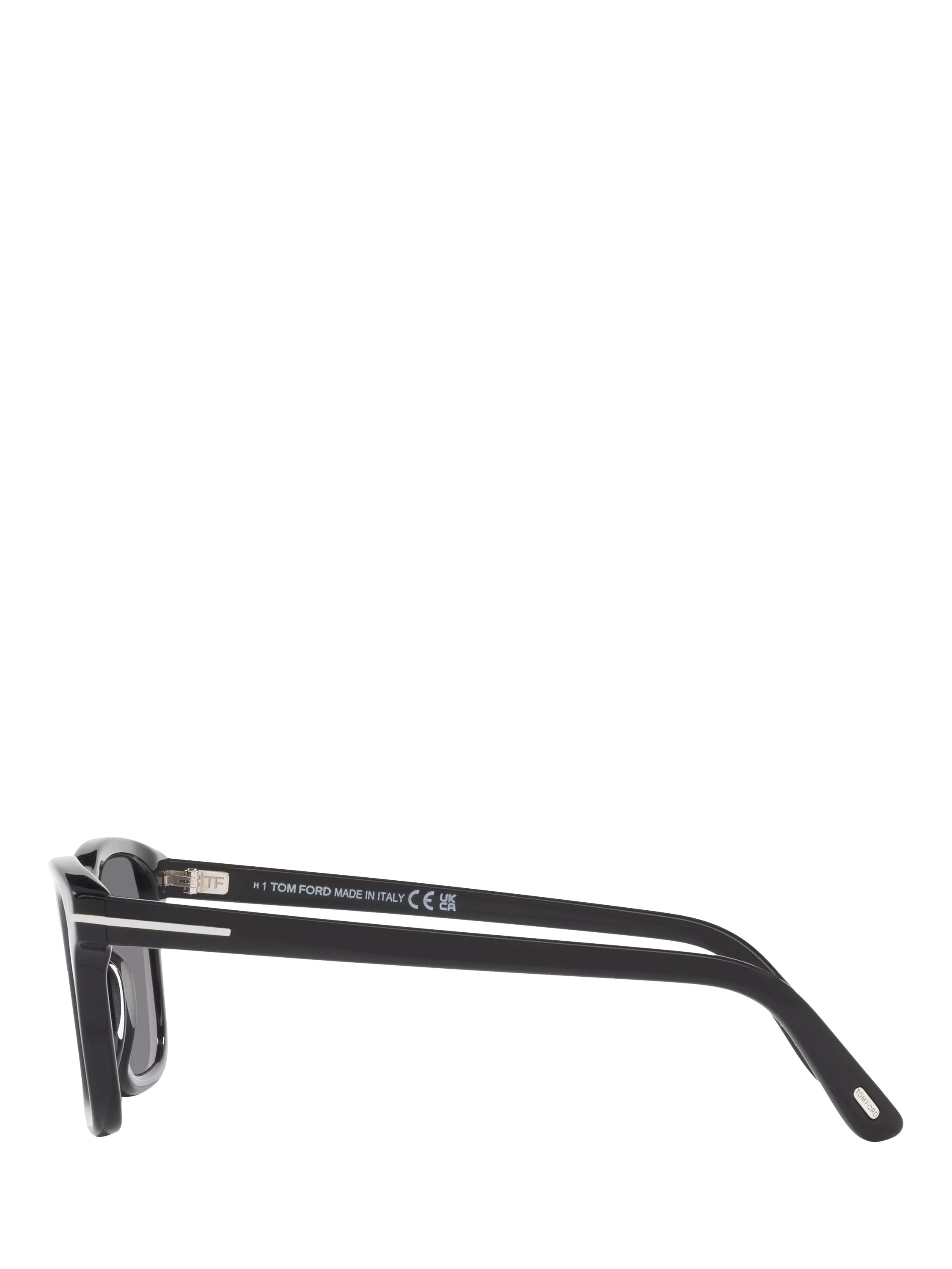 TOM FORD square sunglasses black frame grey lenses, imported from the UK