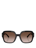 Tory Burch square sunglasses black 56mm, UK version