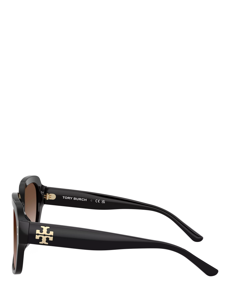 Tory Burch square sunglasses black 56mm, UK version