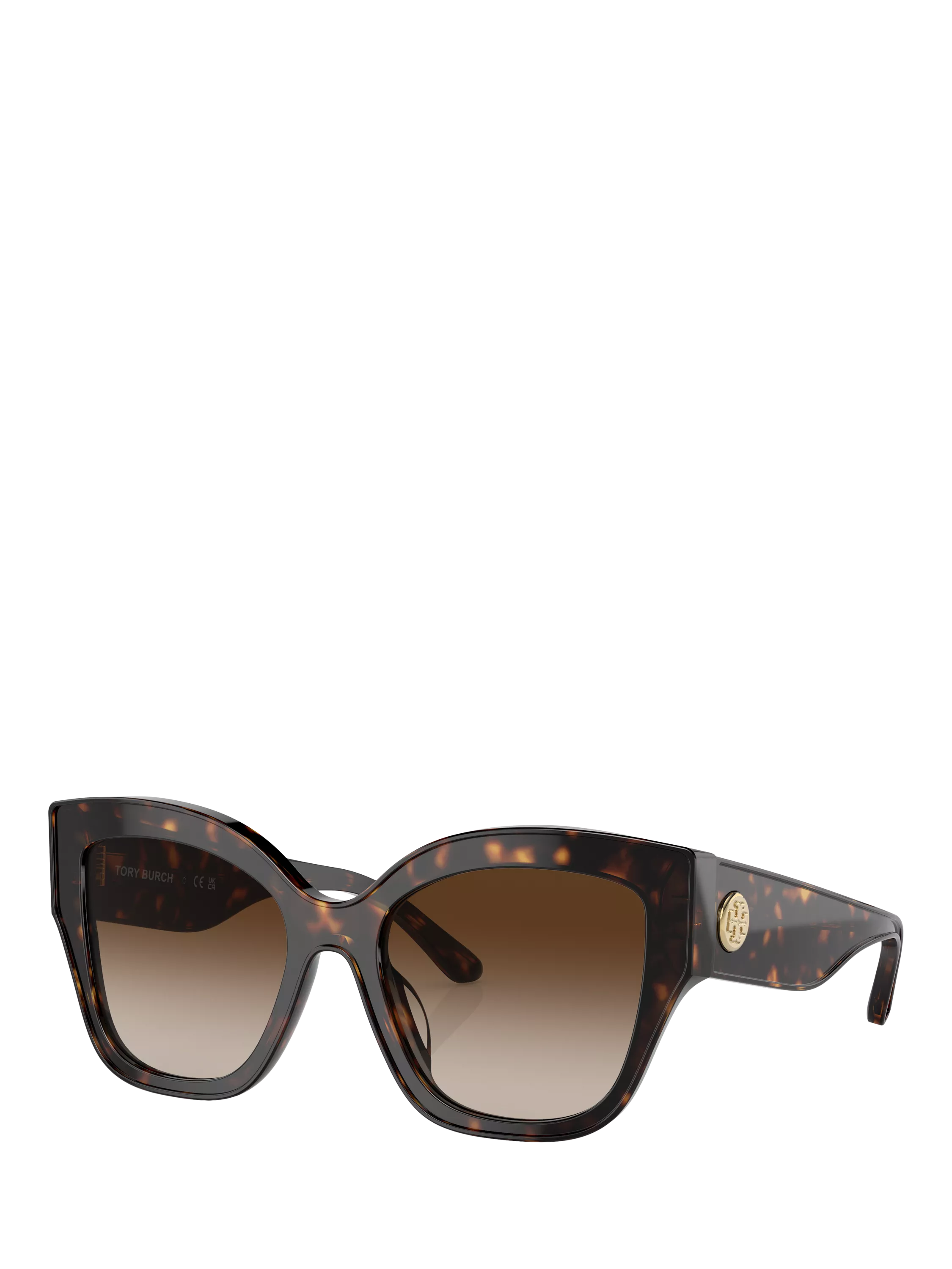 Tory Burch women's butterfly sunglasses in Havana (British brand)