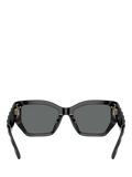 Tory Burch women's irregular polarised sunglasses black, imported from the UK