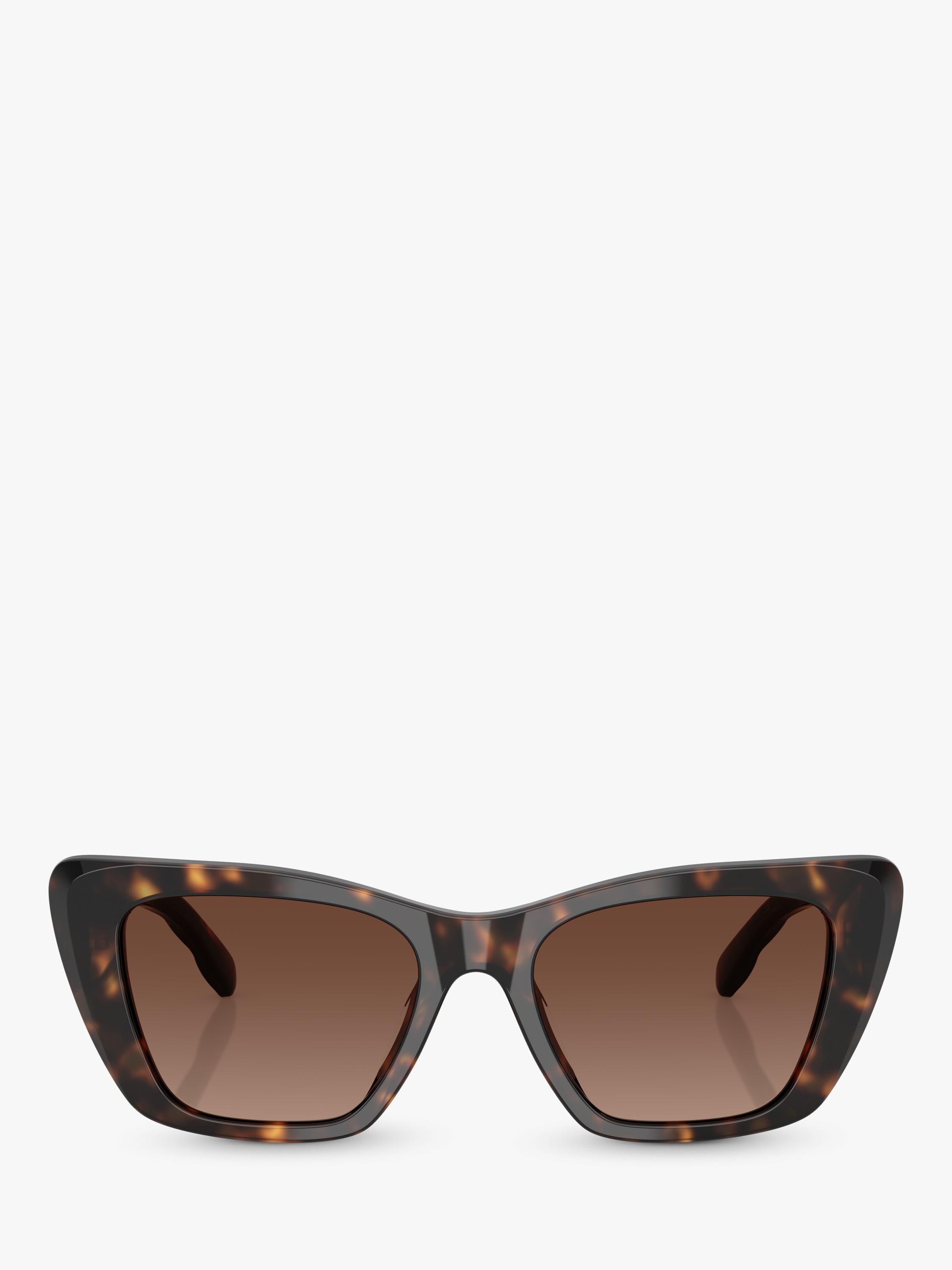 Tory Burch polarised cat eye sunglasses in Havana brown (British brand)