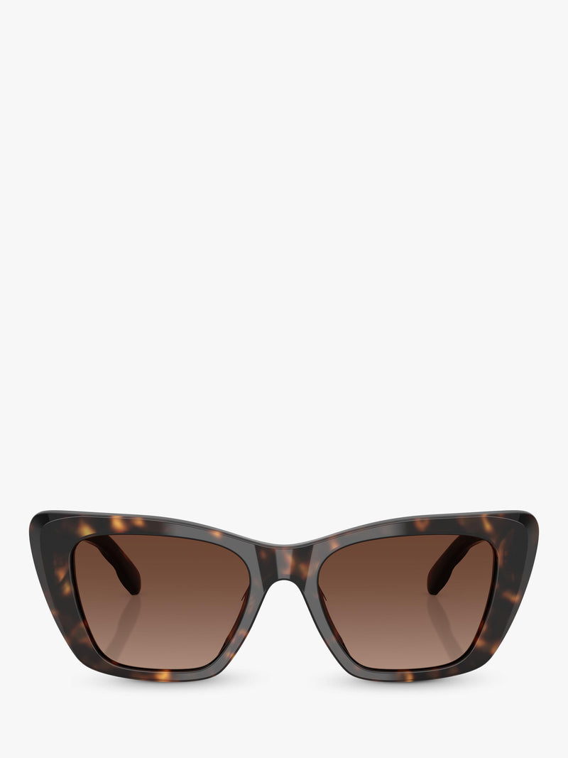 Tory Burch polarised cat eye sunglasses in Havana brown (British brand)