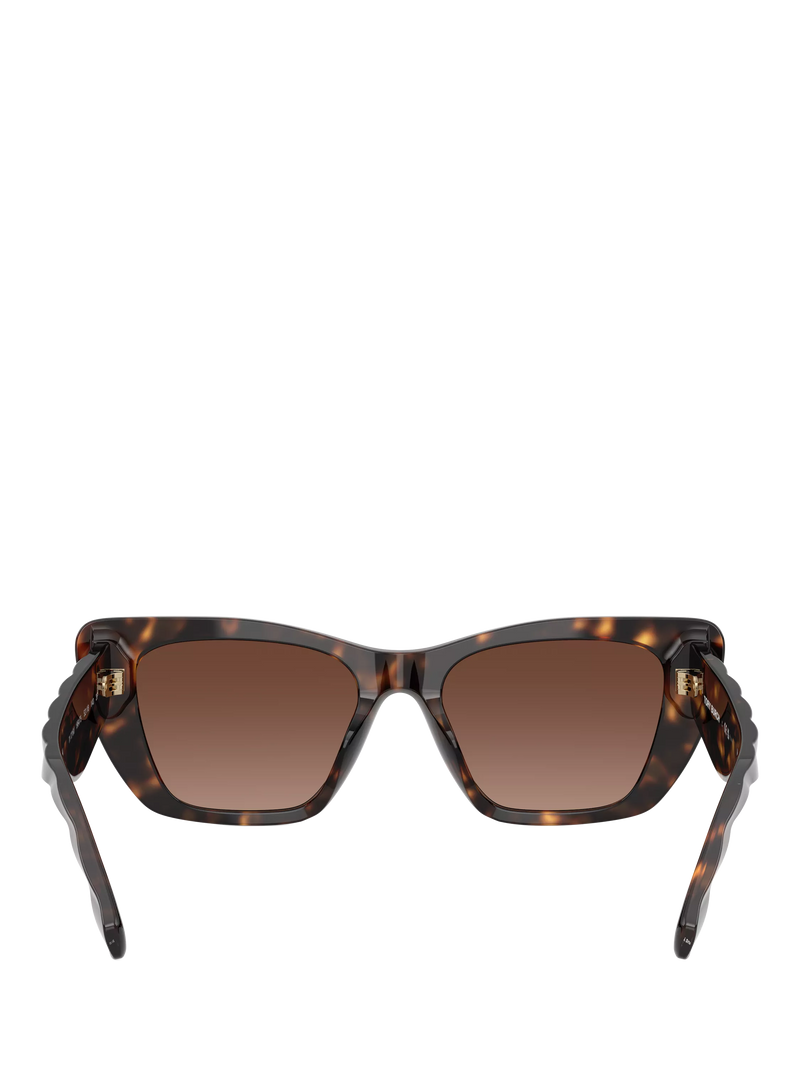 Tory Burch polarised cat eye sunglasses in Havana brown (British brand)