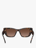Tory Burch polarised cat eye sunglasses in Havana brown (British brand)
