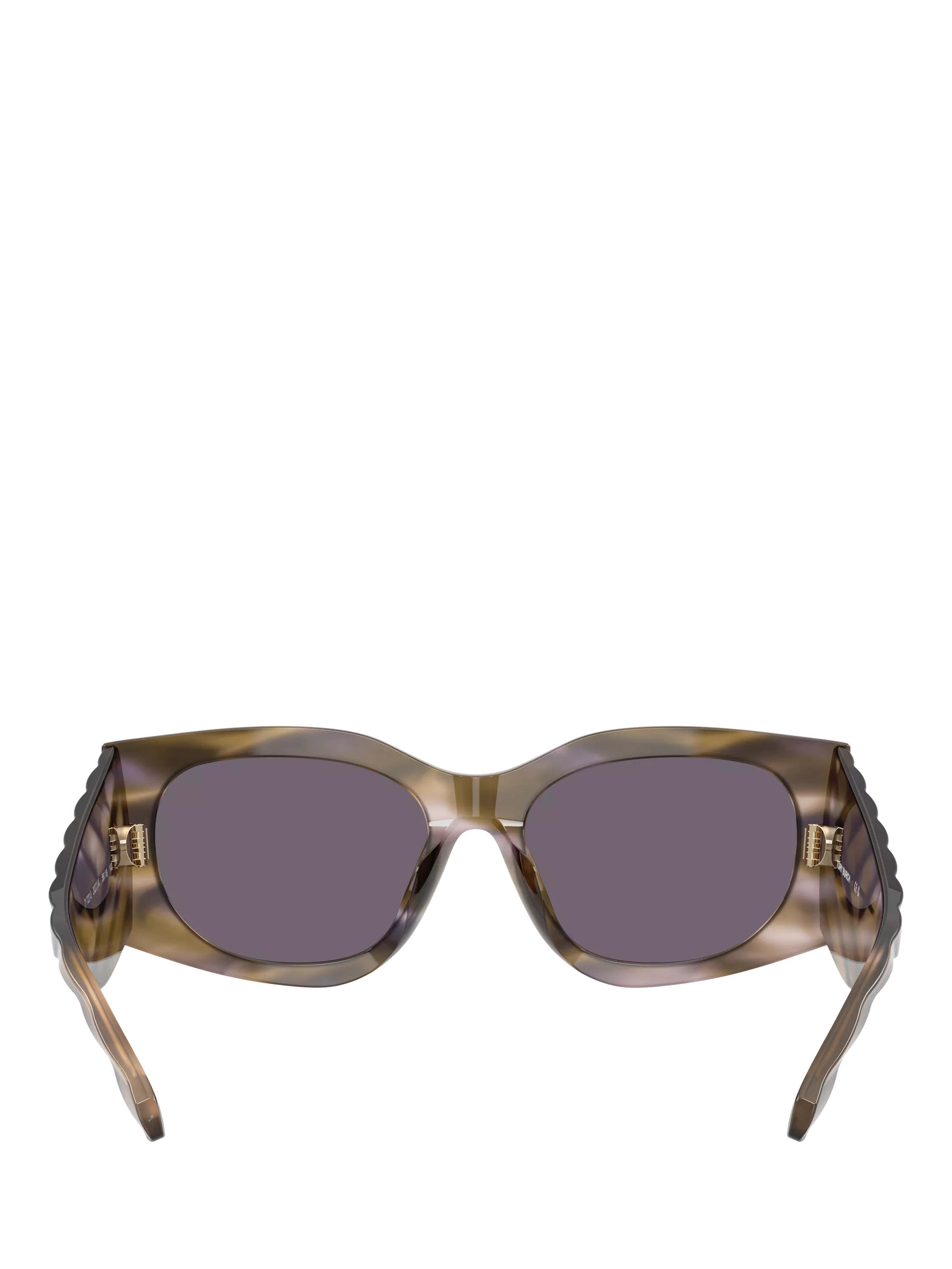 Tory Burch women's rectangular sunglasses purple/red 56mm, imported from the UK