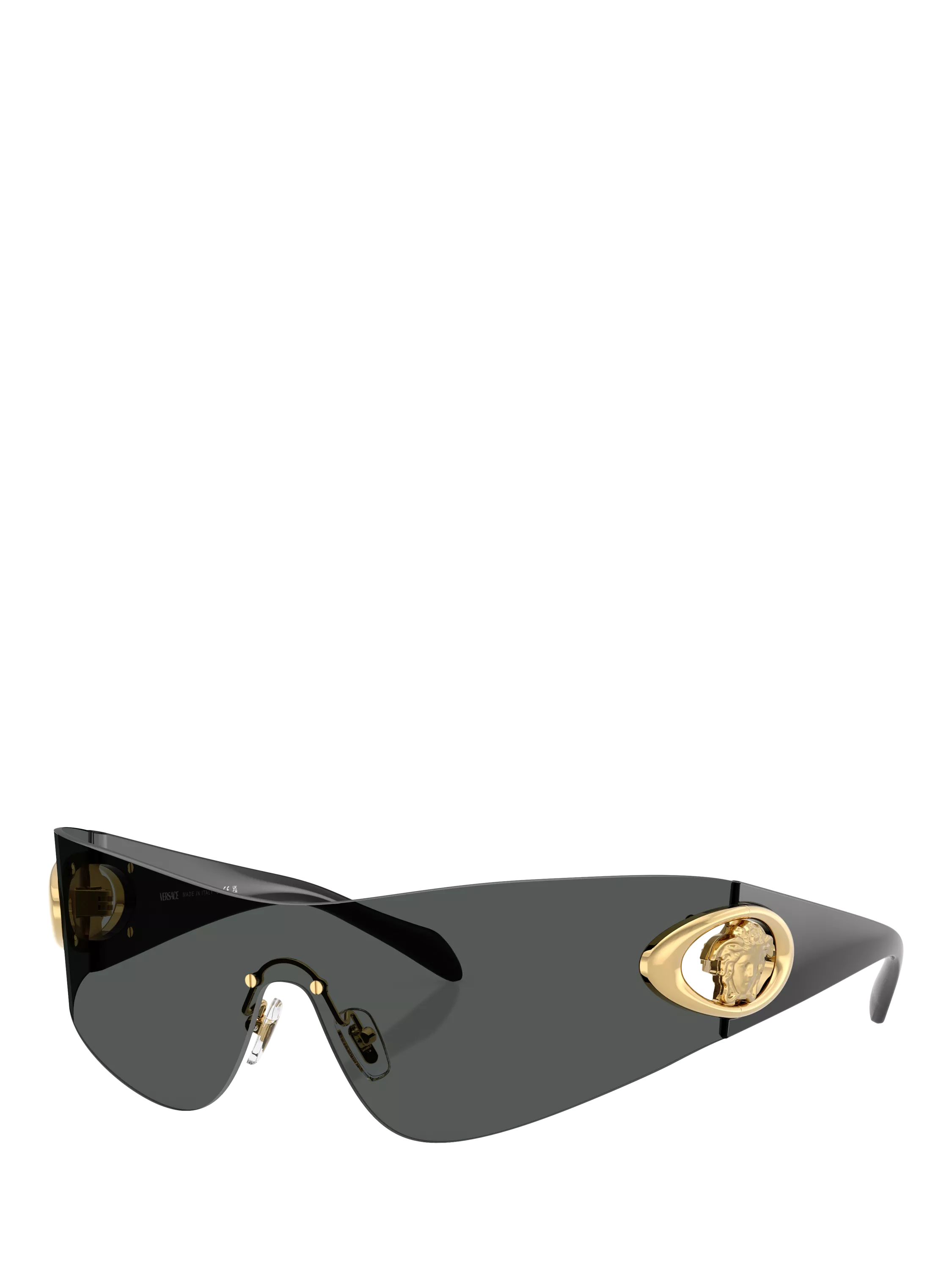Versace VE2280 irregular sunglasses dark grey, UK version