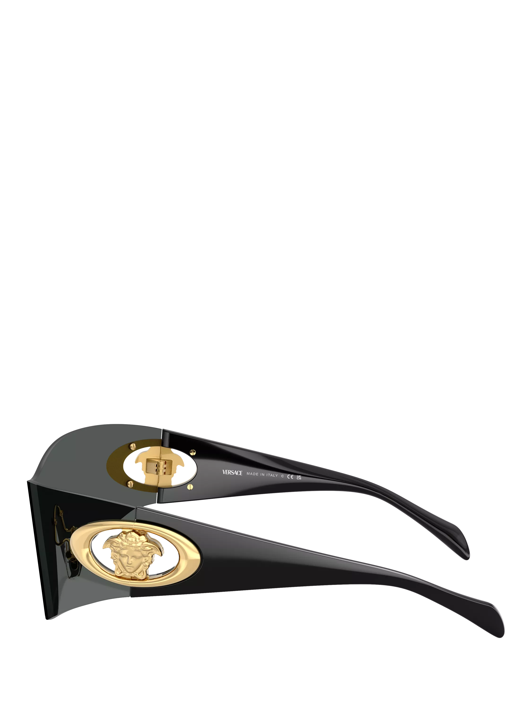 Versace VE2280 irregular sunglasses dark grey, UK version