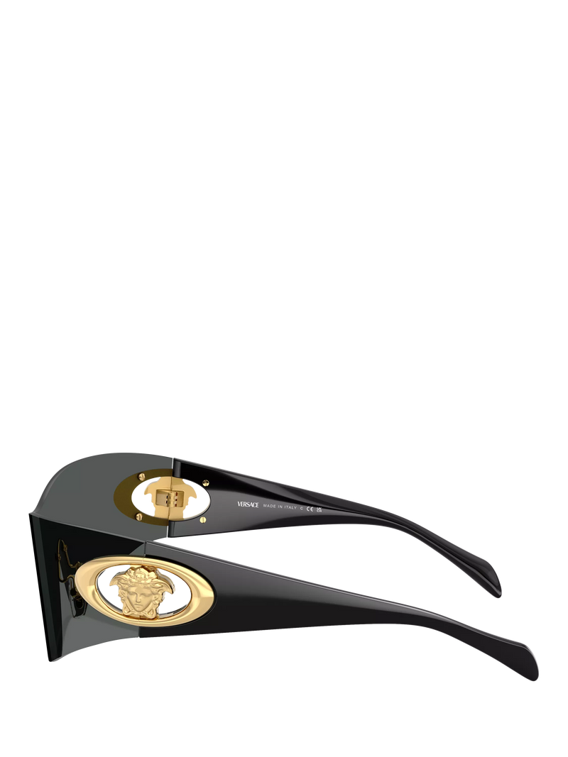 Versace VE2280 irregular sunglasses dark grey, UK version