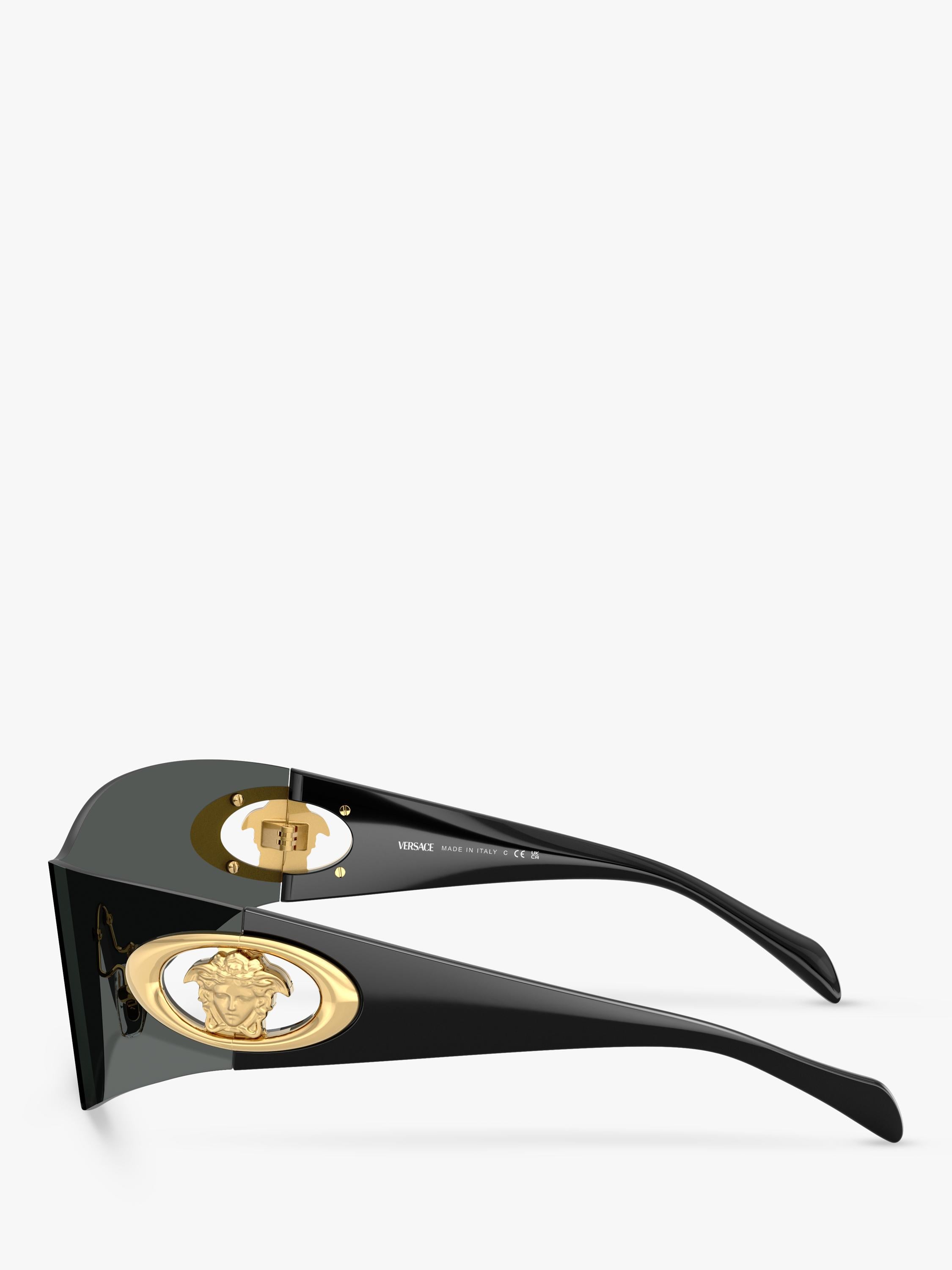 Versace VE2280 irregular sunglasses dark grey, UK version