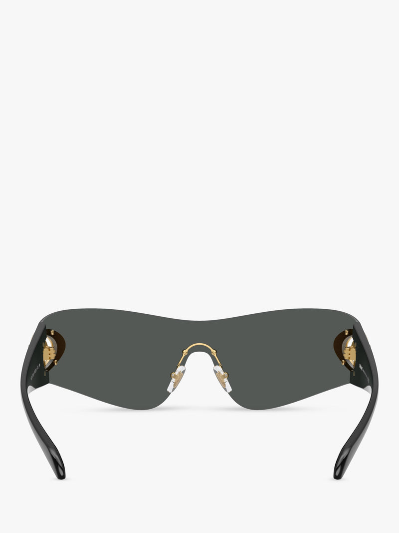 Versace VE2280 irregular sunglasses dark grey, UK version