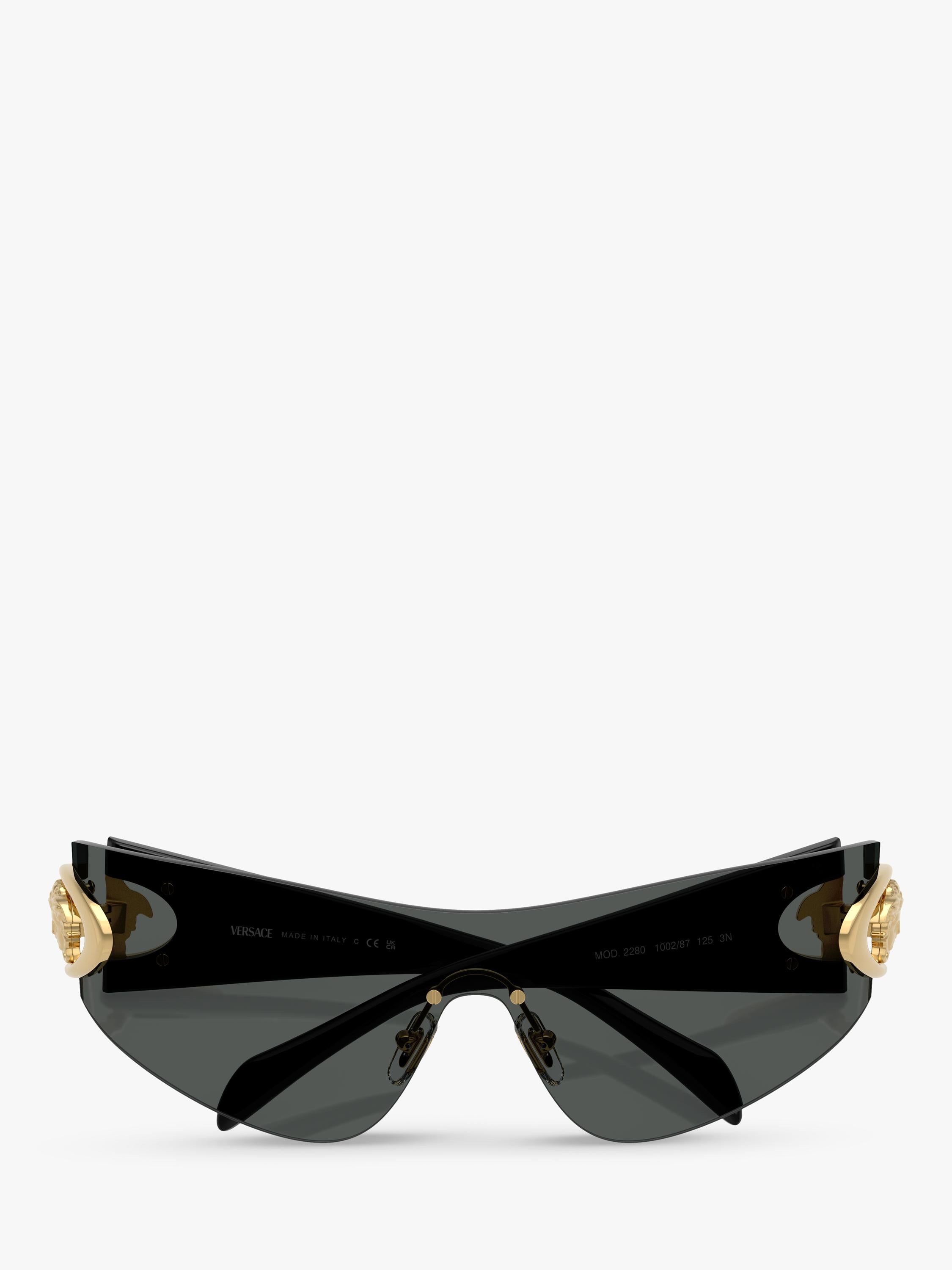 Versace VE2280 irregular sunglasses dark grey, UK version