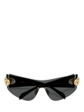 Versace VE2280 irregular sunglasses dark grey, UK version