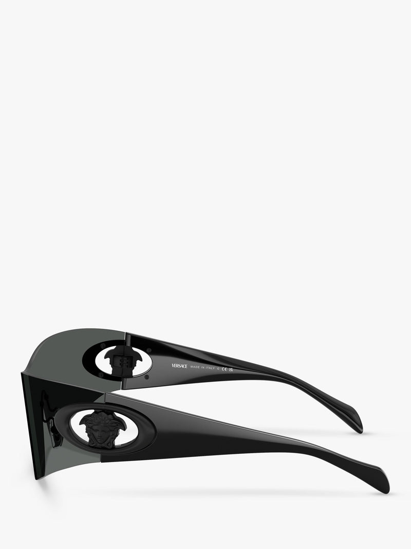 Versace Eclipse Wrap sunglasses dark grey 42mm - British product
