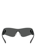 Versace Eclipse Wrap sunglasses dark grey 42mm - British product