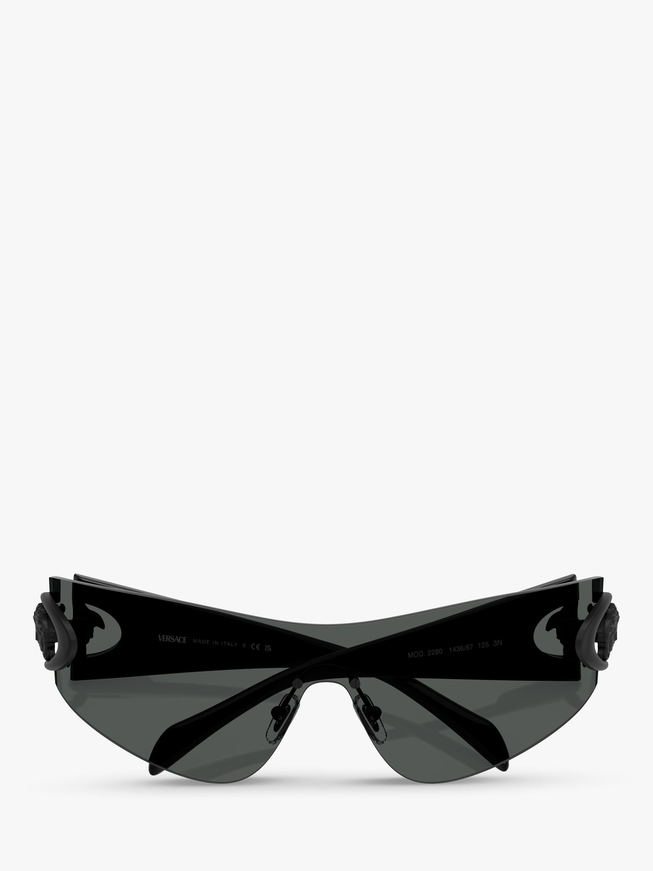 Versace Eclipse Wrap sunglasses dark grey 42mm - British product