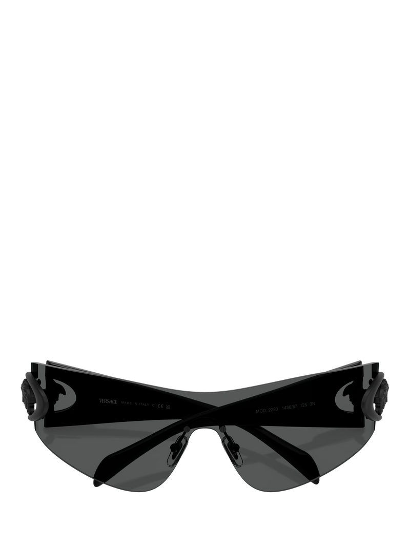 Versace Eclipse Wrap sunglasses dark grey 42mm - British product