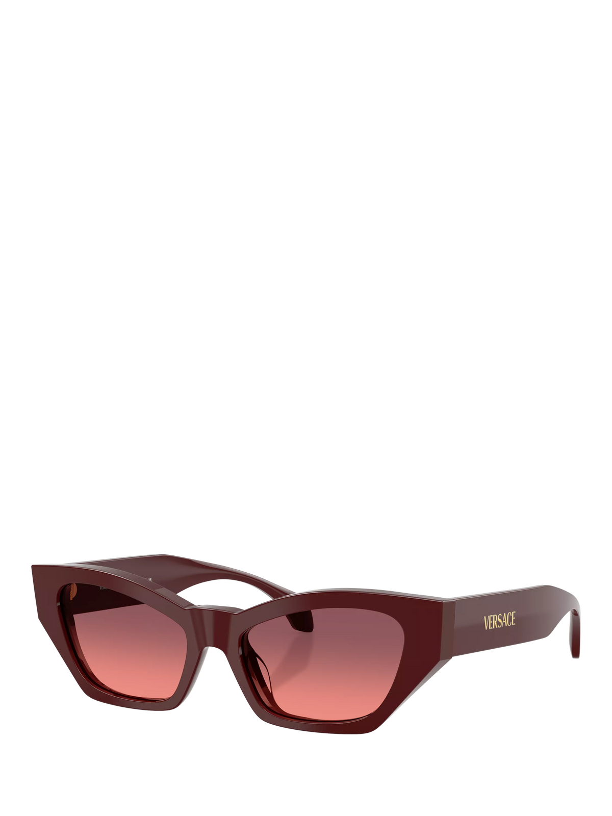 Versace cat's eye sunglasses dark red gradient 53mm, imported from the UK
