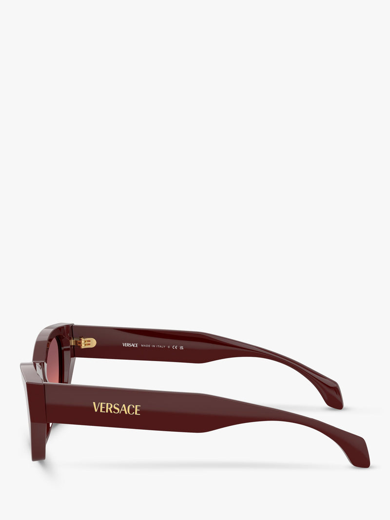 Versace cat's eye sunglasses dark red gradient 53mm, imported from the UK