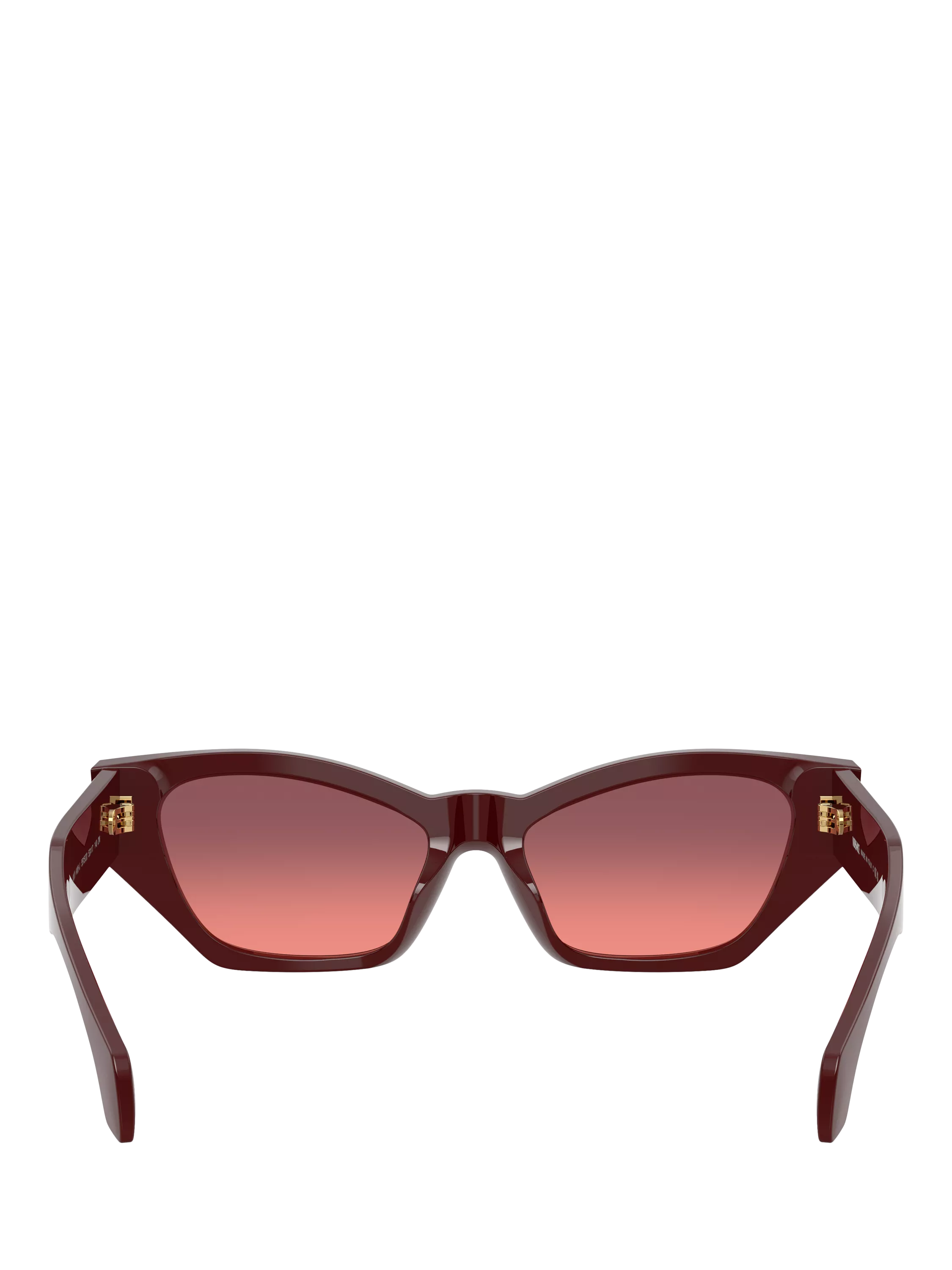 Versace cat's eye sunglasses dark red gradient 53mm, imported from the UK