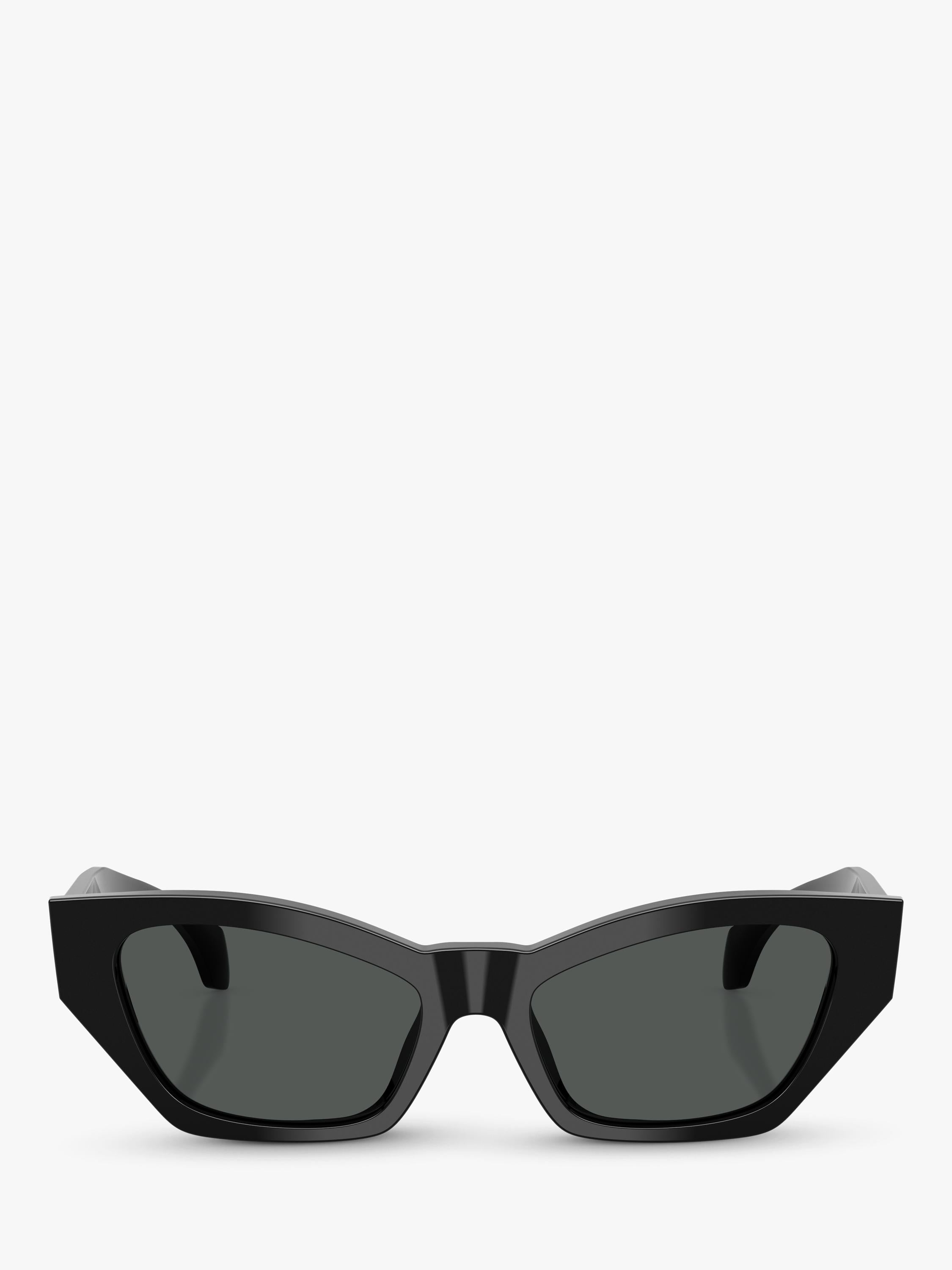 Versace cat's eye sunglasses in black acetate, UK version