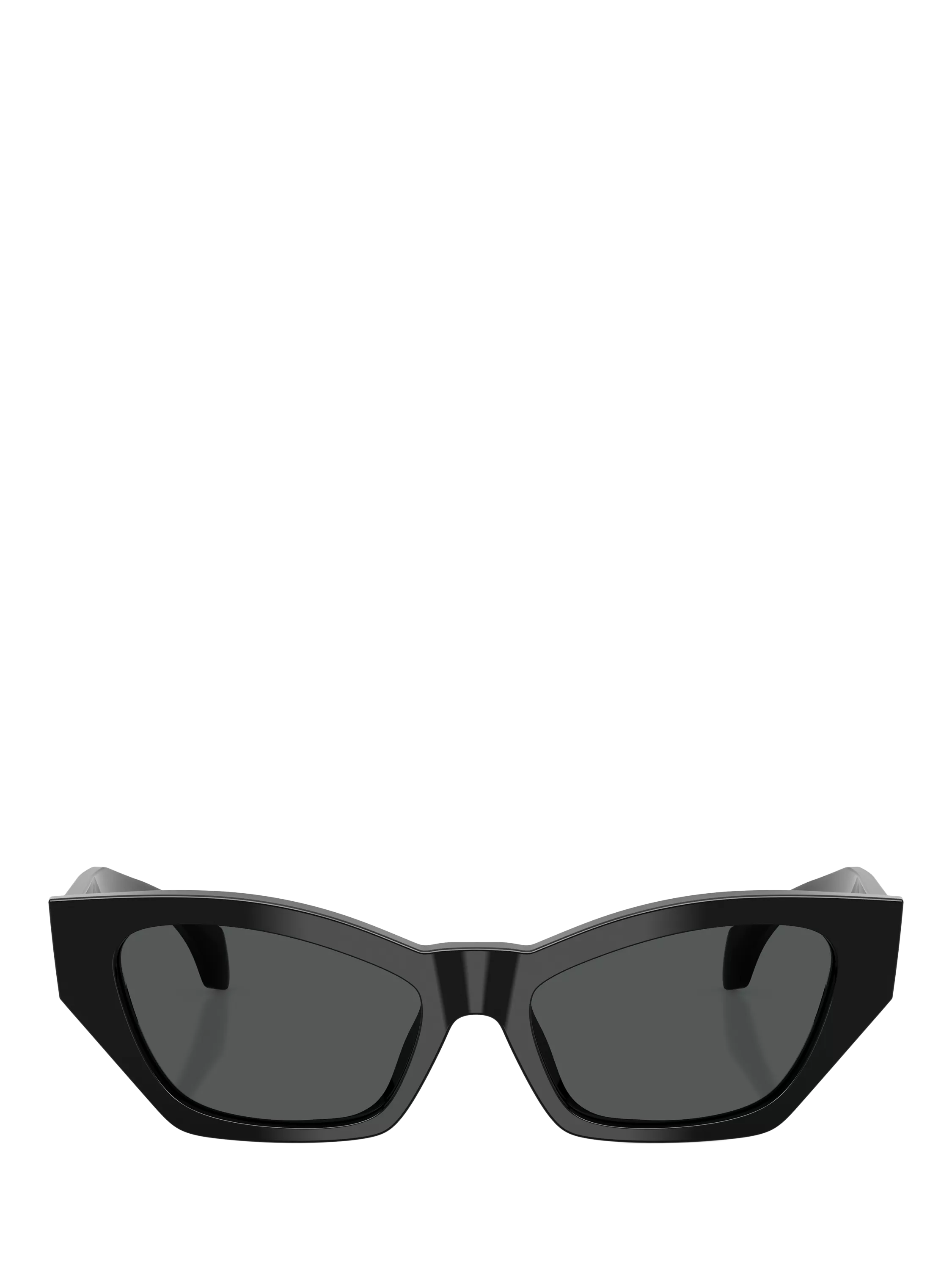 Versace cat's eye sunglasses in black acetate, UK version