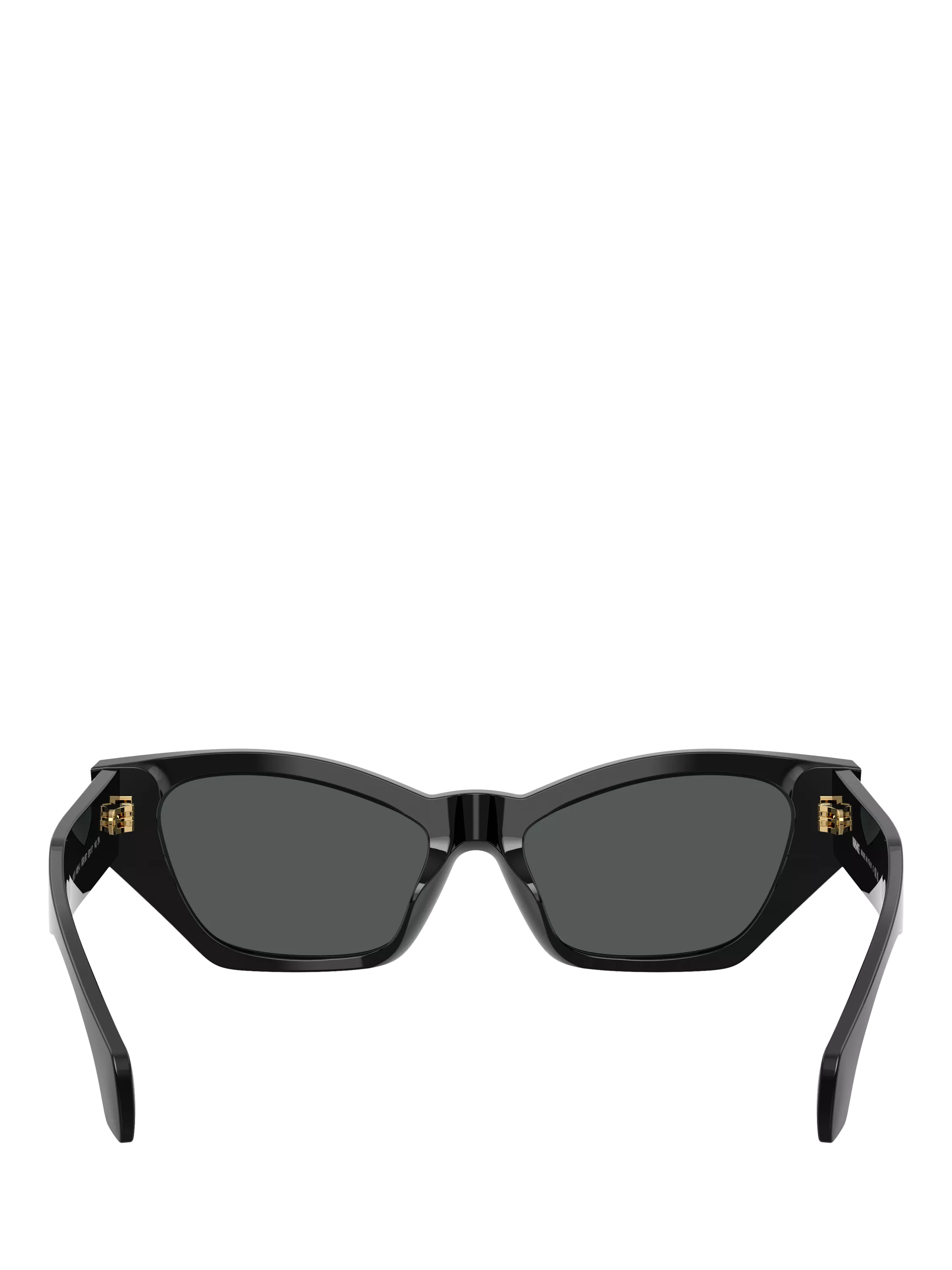 Versace cat's eye sunglasses in black acetate, UK version