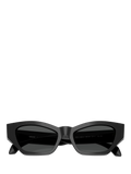 Versace cat's eye sunglasses in black acetate, UK version