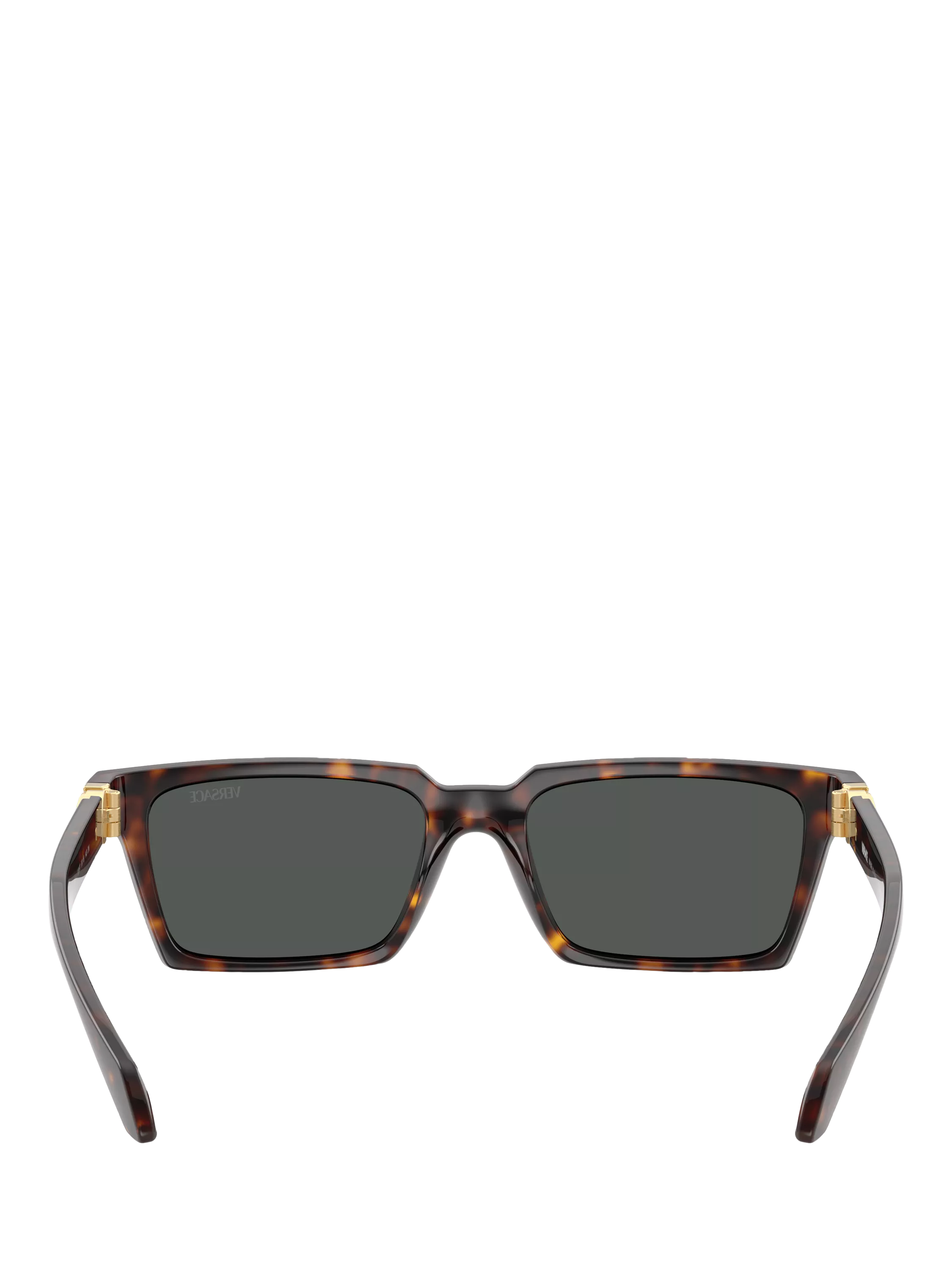Versace VE4490U men's rectangular sunglasses Havana Grey (British brand)