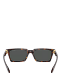 Versace VE4490U men's rectangular sunglasses Havana Grey (British brand)