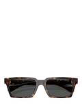 Versace VE4490U men's rectangular sunglasses Havana Grey (British brand)