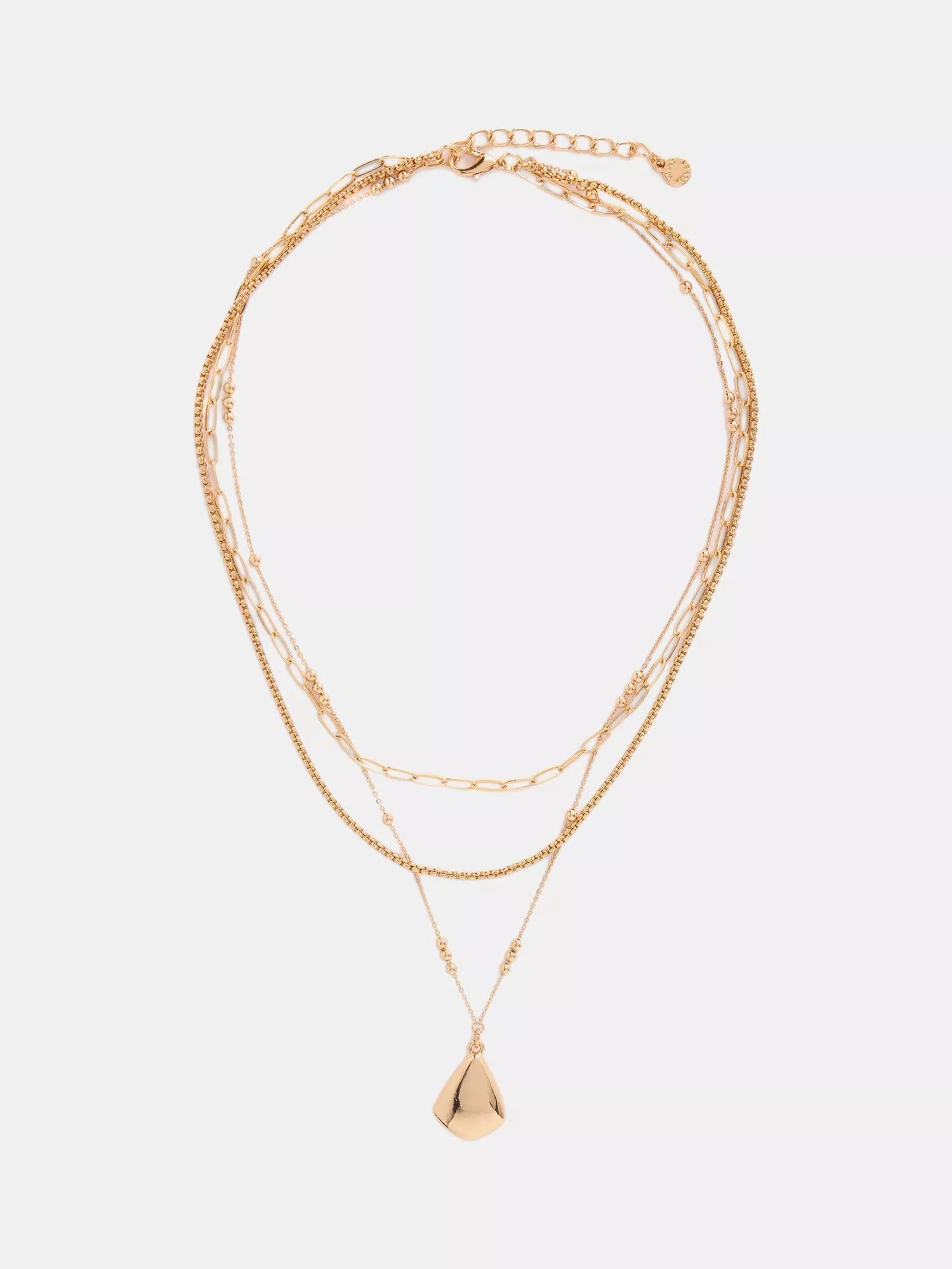 Mint Velvet gold pendant layered necklace (British brand)