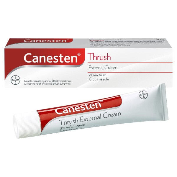 Canesten External Thrush Clotrimazole Cream 20g (2% w/w) GOODS Superdrug   