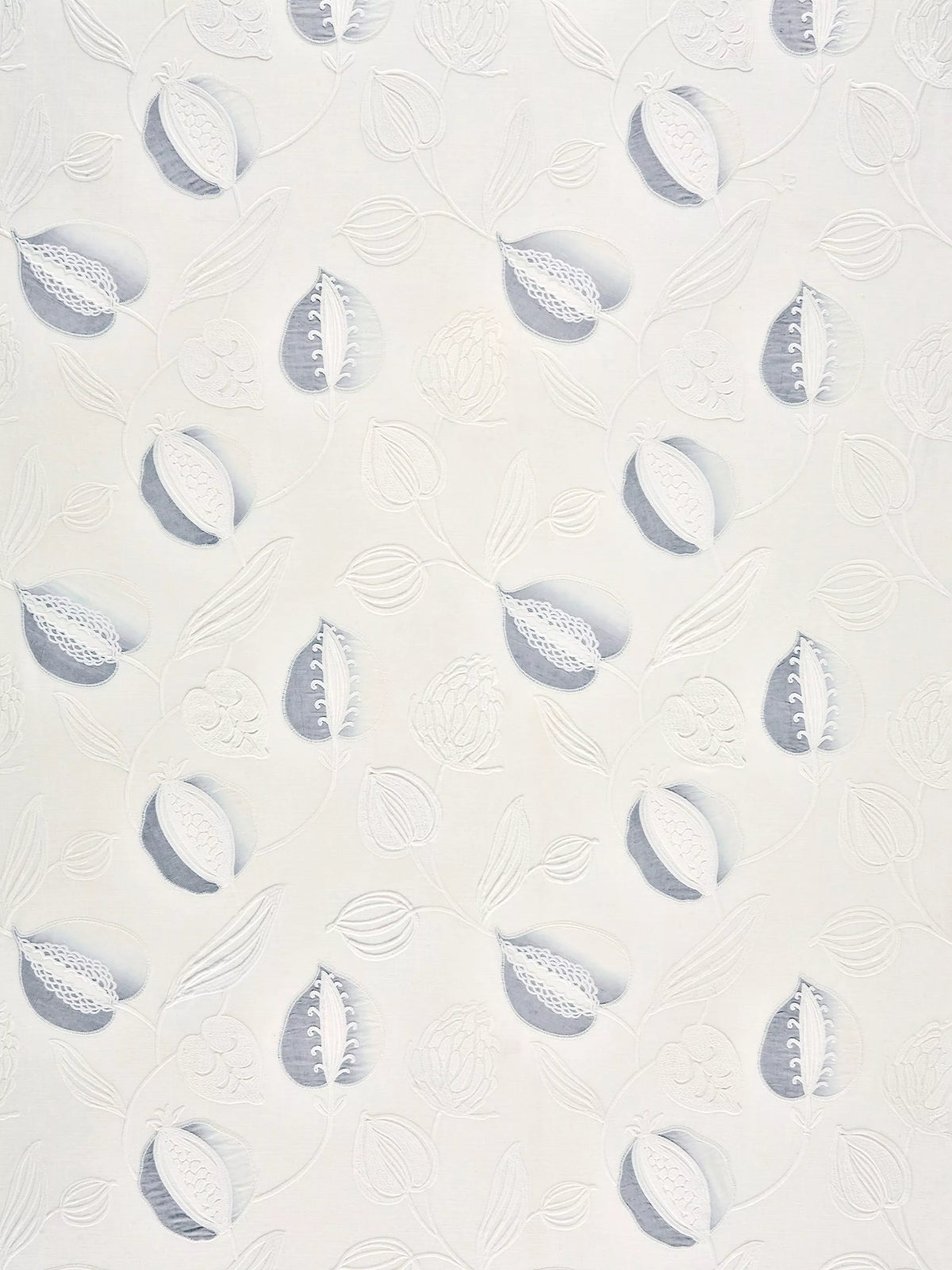 Harlequin Abella furnishing fabric in powder blue (British brand)