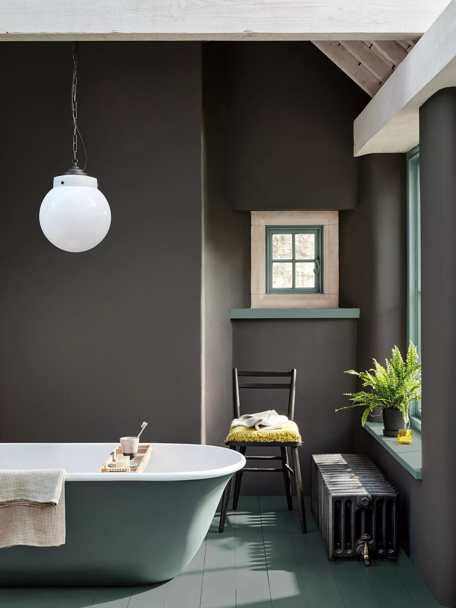 The Little Greene Paint Company Absolute Matt Emulsion Dark Greys Interior Paint 2500ml