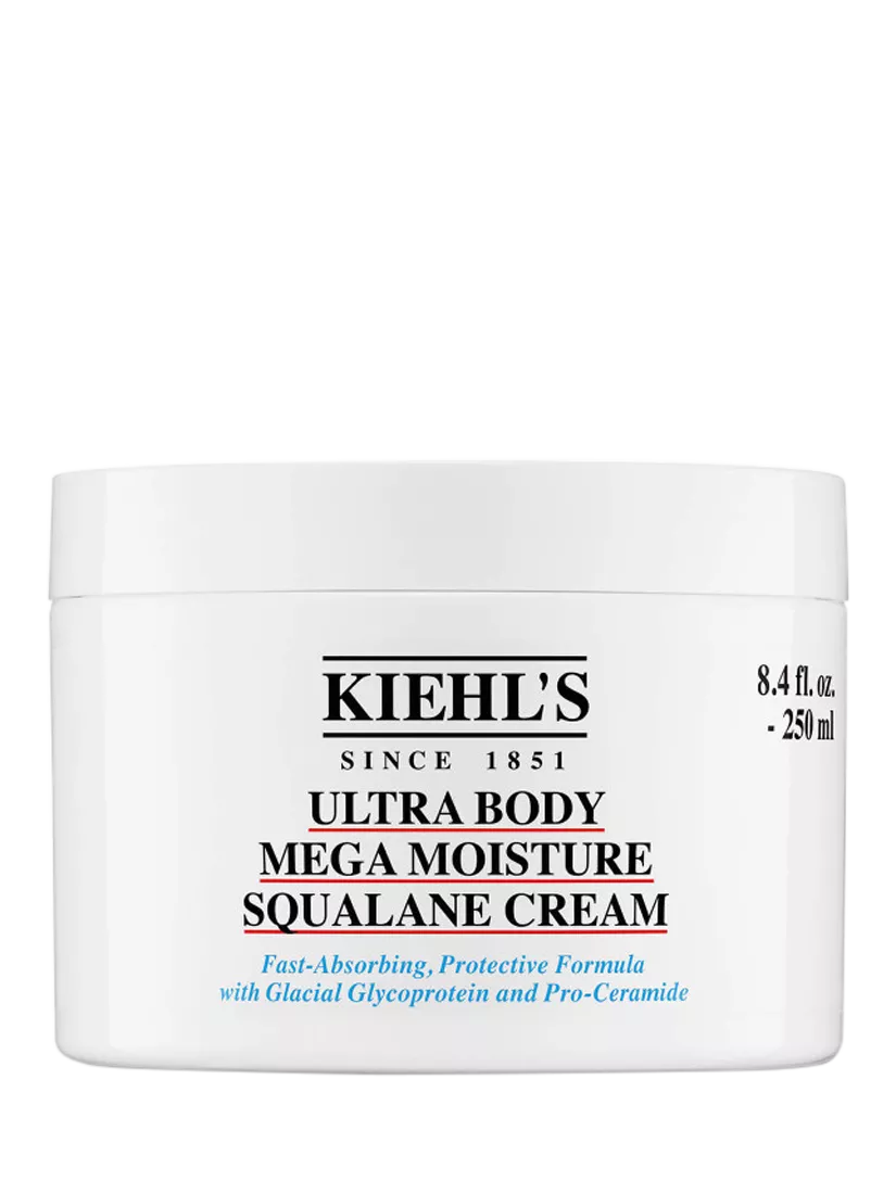 Kiehl's Ultra Body Mega Moisture Squalane Cream 250ml, imported from the UK