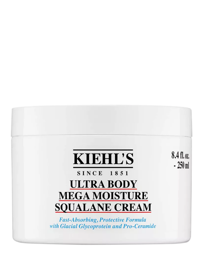 Kiehl's Ultra Body Mega Moisture Squalane Cream 250ml, imported from the UK