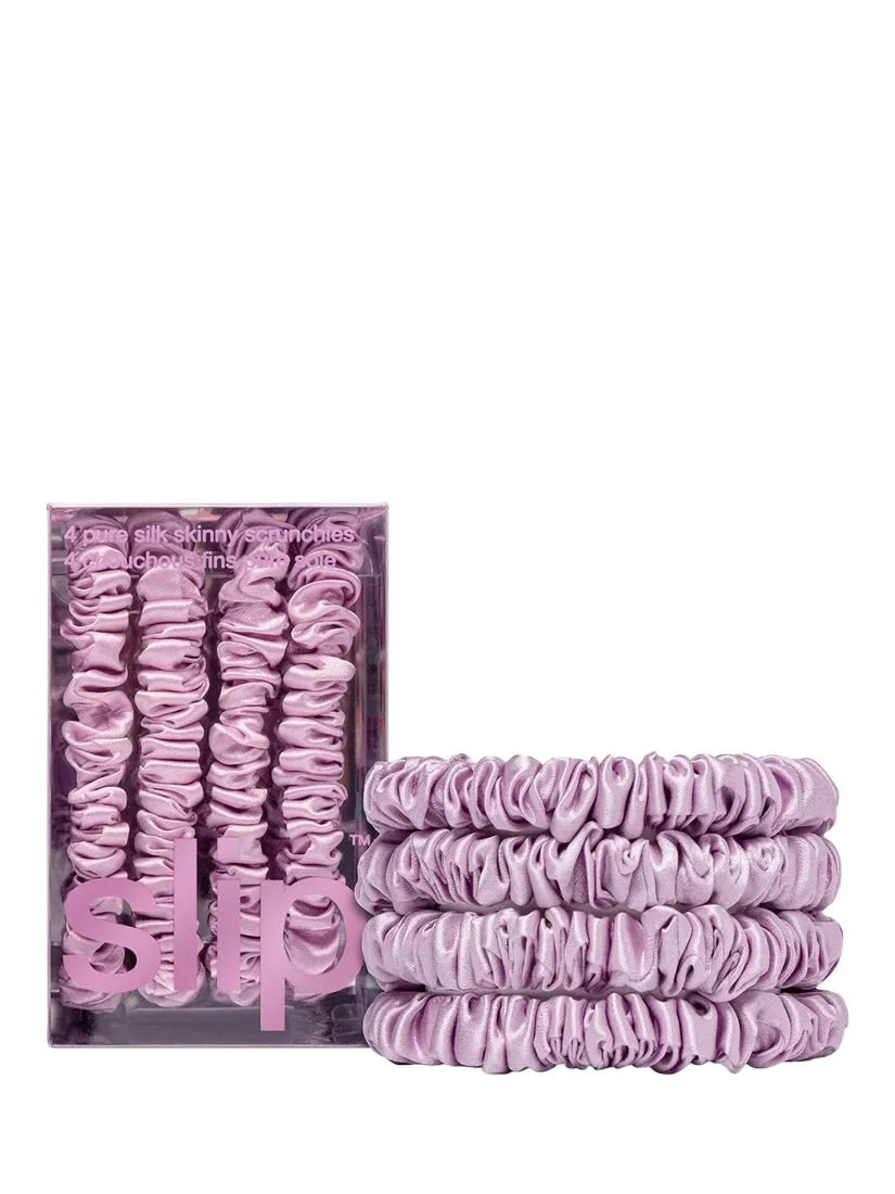 Slip Skinny Silk Scrunchies Pack of 4