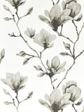 Harlequin lotus pattern wallpaper with soft metallic finish in wide width, UK version