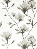 Harlequin lotus pattern wallpaper with soft metallic finish in wide width, UK version