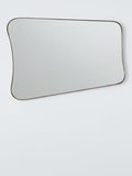 John Lewis wall mirror curved antique brass frame 70x50cm, UK version