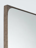 John Lewis distressed metal wall mirror 70x50cm antique silver, UK version