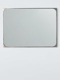 John Lewis distressed metal wall mirror 70x50cm antique silver, UK version