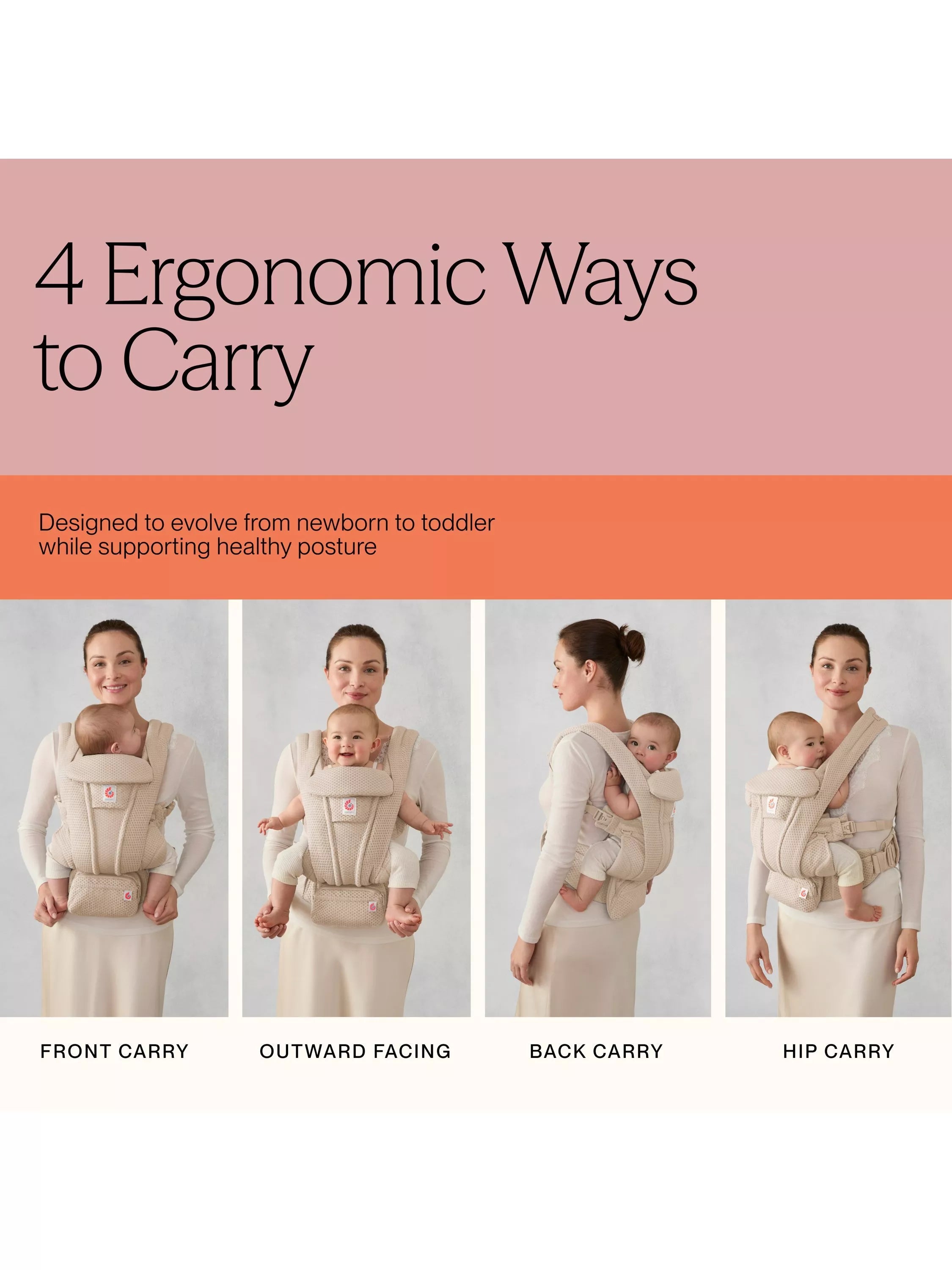 Ergobaby Omni Deluxe Mesh baby carrier - British product