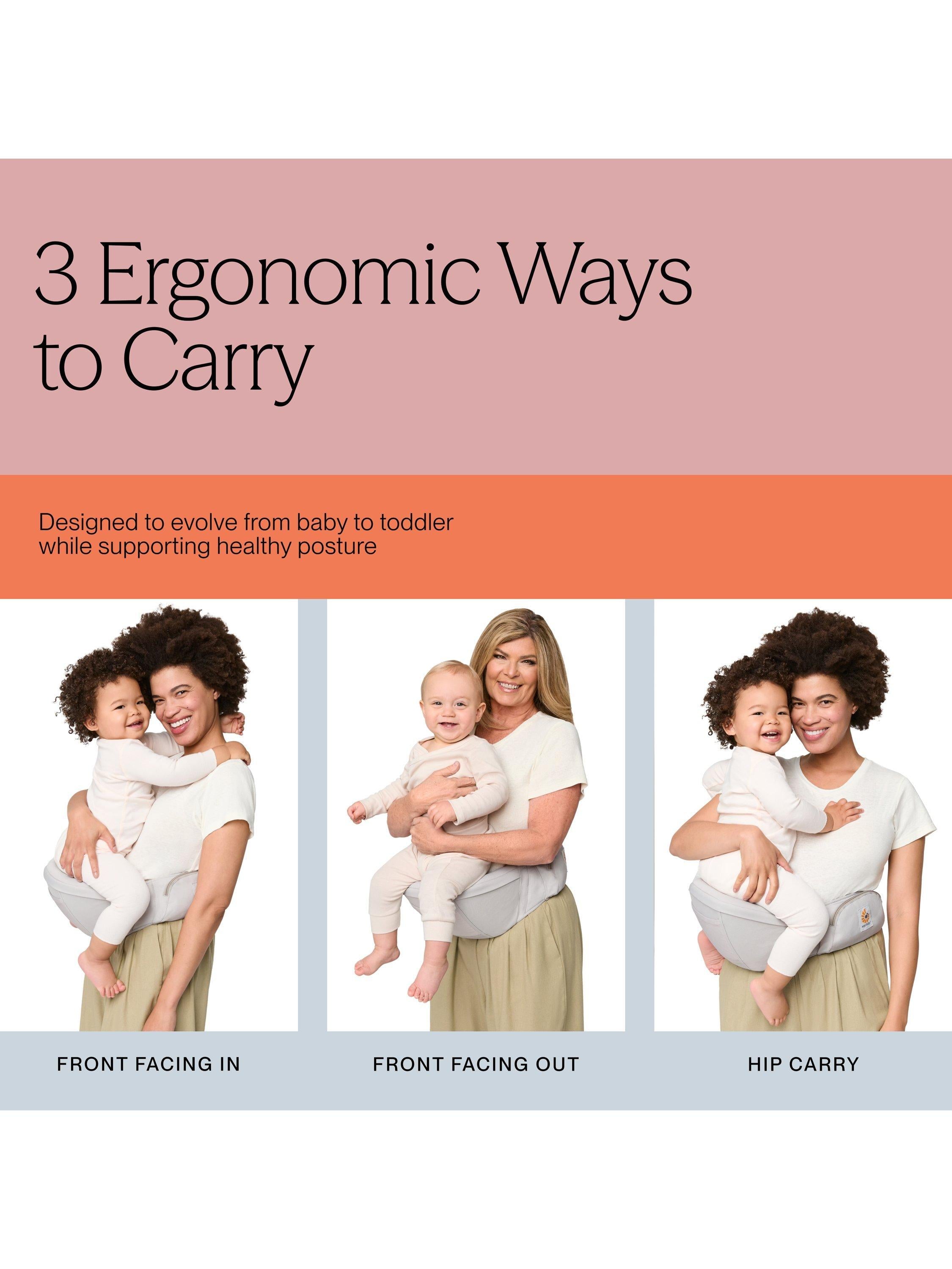 Ergobaby Lift Hip Seat Onyx Black (British brand)