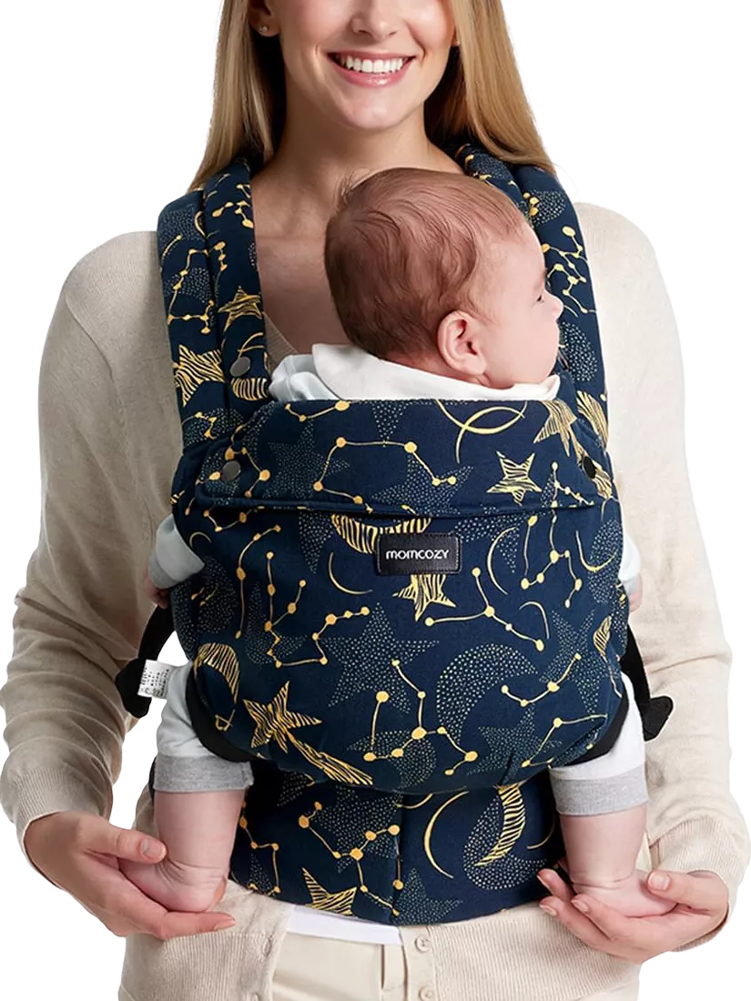 Momcozy Ergonomic Baby Carrier Starry Night, imported from the UK