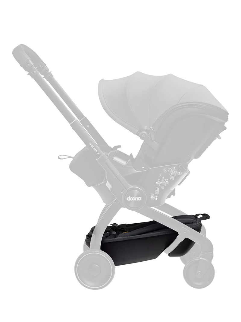 Doona X Pack & Go Basket black stroller backpack, imported from the UK