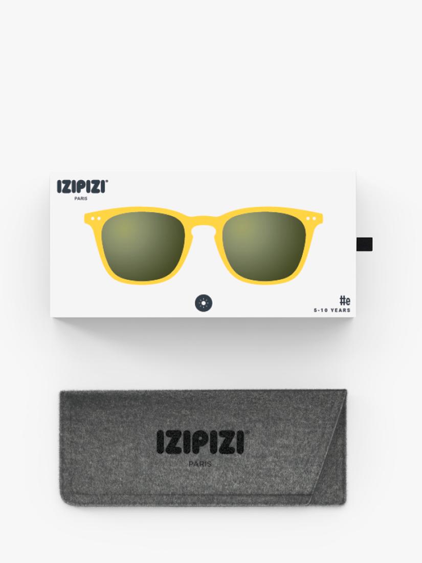 IZIPIZI junior square yellow sunglasses for ages 5-10 - British product
