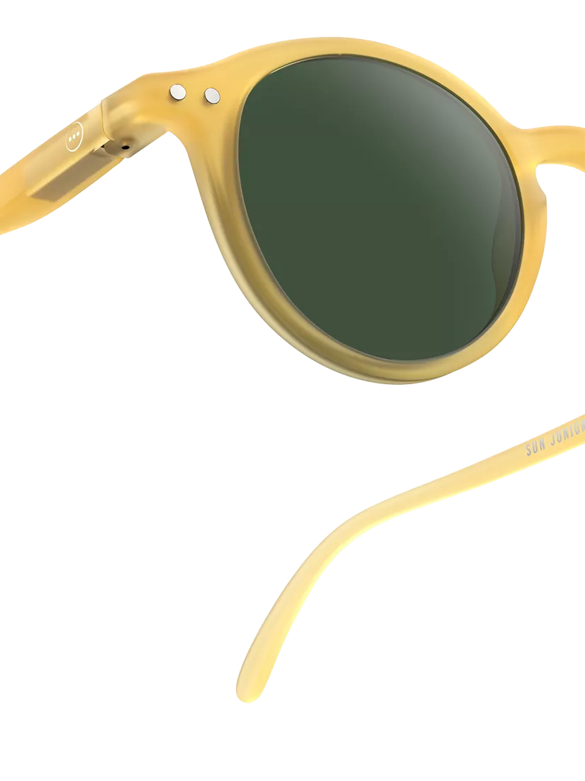 IZIPIZI junior round sunglasses yellow 5-10 years, UK version