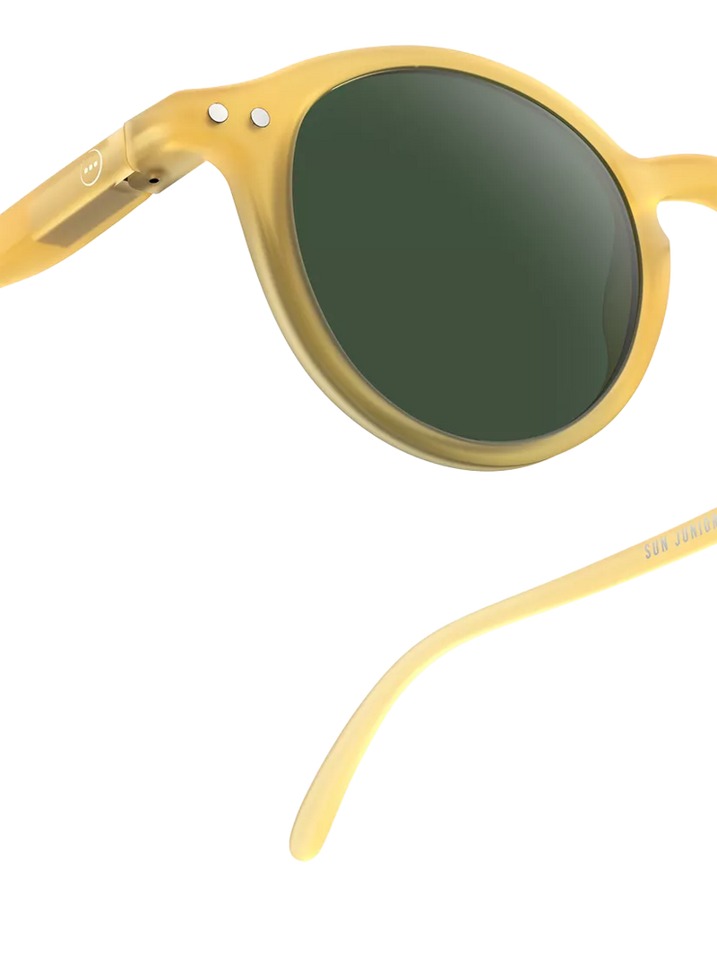 IZIPIZI junior round sunglasses yellow 5-10 years, UK version